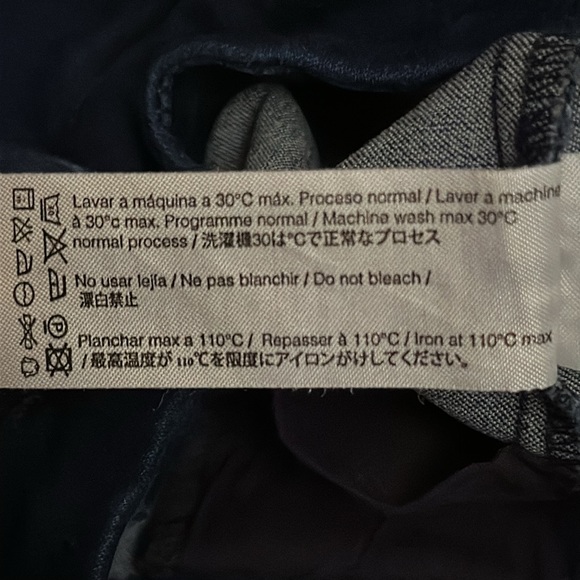 YERSE flare dark blue denim jeans. Size EU 40 - Picture 6 of 7